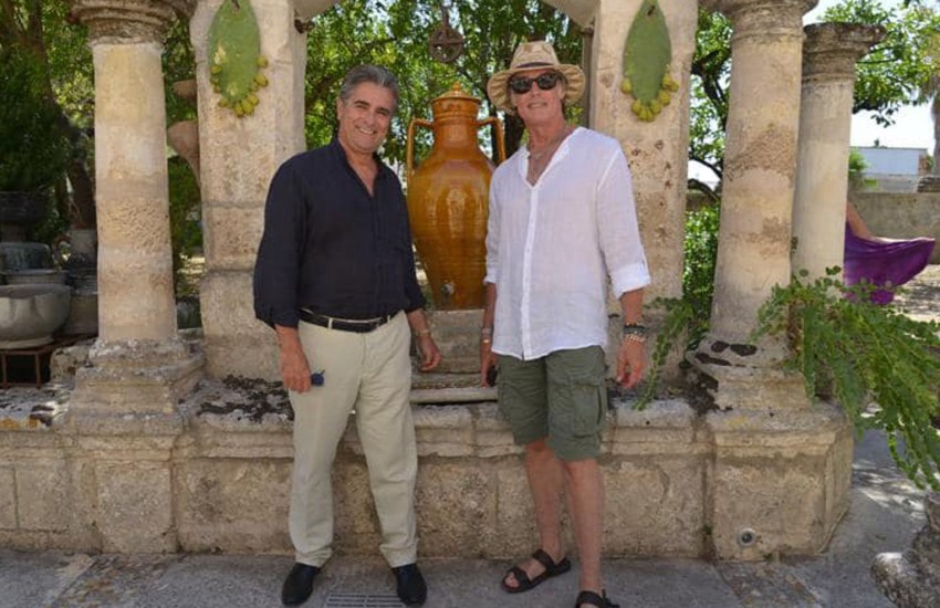 Ron Moss adora Grottaglie  